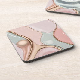 Hard plastic coaster in stylish graphic getränkeuntersetzer