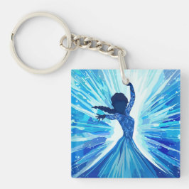 Hard plastic coaster schlüsselanhänger