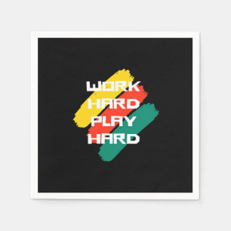 Hard Play Hard Cool Design Classic Serviette