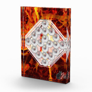 Hard Rock Color Illustration Acrylblock Fotoblock