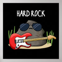 Hard Rock Funny Geology Music Pub Dark BG