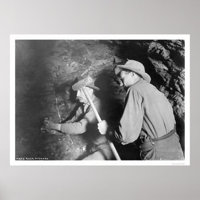 Hard Rock Miners Alaska 1916 Poster (Vorne)