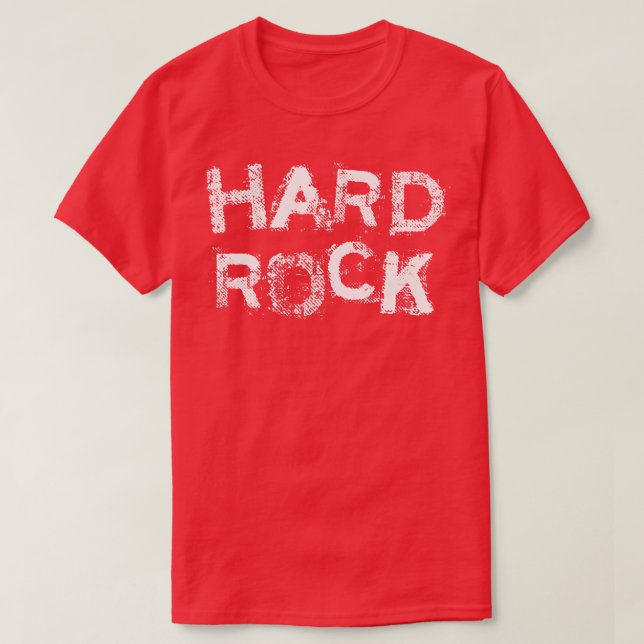 Hard-Rock-Musik T-Shirt (Design vorne)