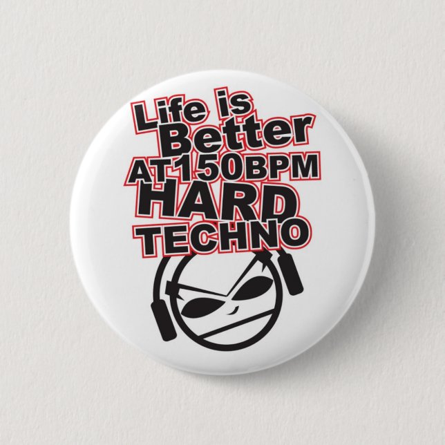 Hard-Techno-gavin-and-randys-music-taste-23744277- Button (Vorderseite)