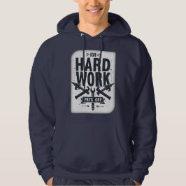 Hard Work Pays Off Vintage Worker Motivation Shirt