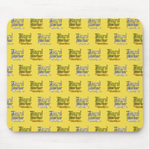 Hard Worker übernimmt die ausgeführte Maus-Pad-Auf Mousepad