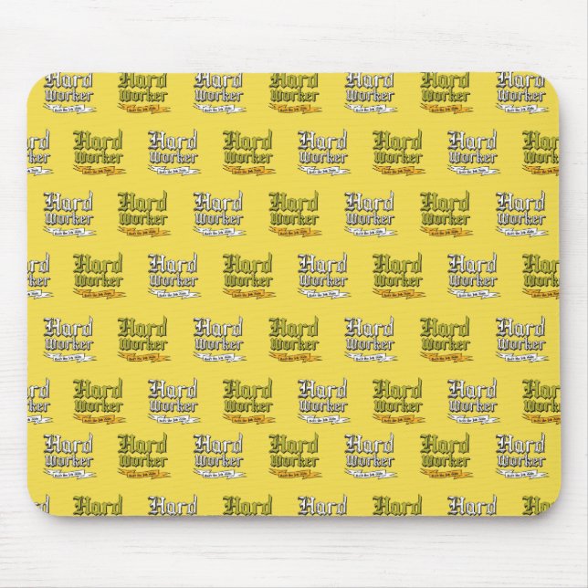 Hard Worker übernimmt die ausgeführte Maus-Pad-Auf Mousepad (Vorne)