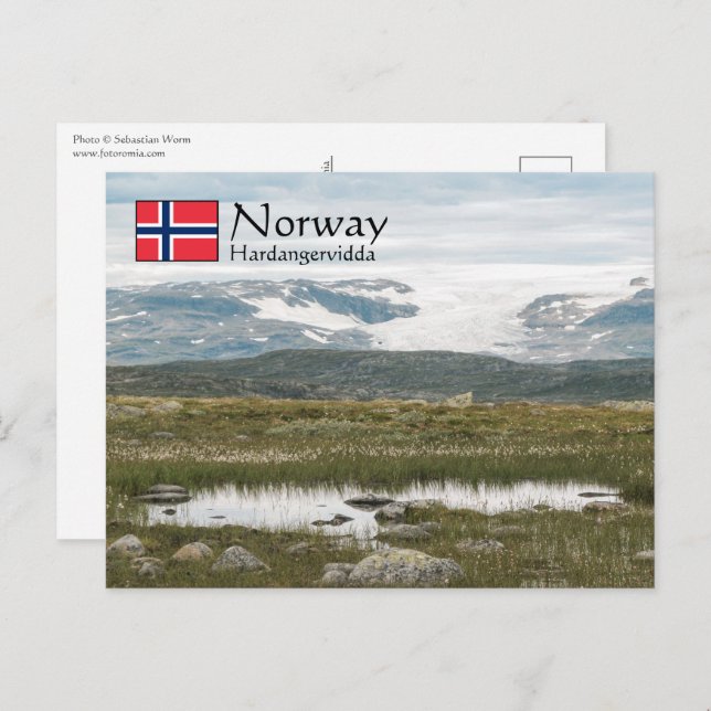 Hardangervidda Norwegen Postcard Postkarte (Vorne/Hinten)