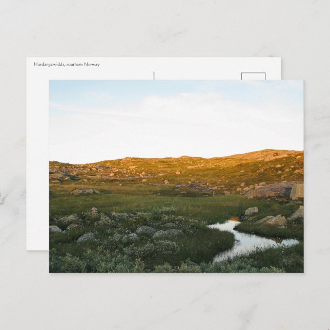 Hardangervidda Norwegen Postkarte (Vorne/Hinten)