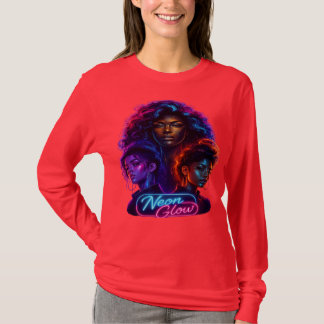 Hardball Syndicate Women Cyber Neon Glow Langarmsh T-Shirt