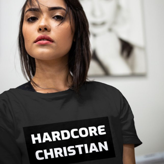 HARDCORE CHRISTLICH T - SHIRT T - SHIRT (Von Creator hochgeladen)