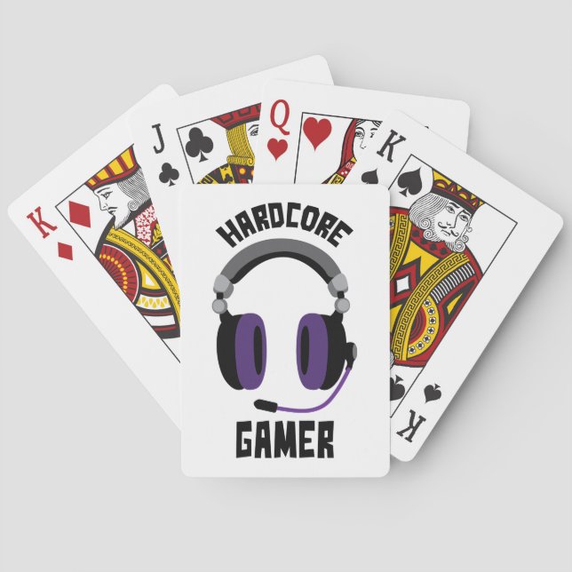 Hardcore Gamer Spielkarten (Rückseite)
