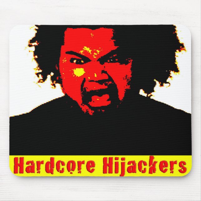 Hardcore Hijackers Design #3 auf einer Mousepad (Vorne)