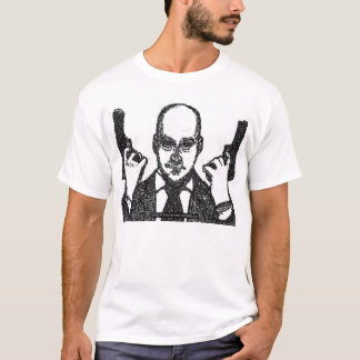 Hardcore Hijackers Salvatore auf Weiß T-Shirt
