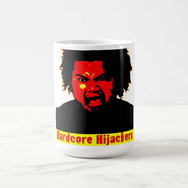 Hardcore Hijackers Werbegestaltung #2 Kaffeetasse (Mittel)