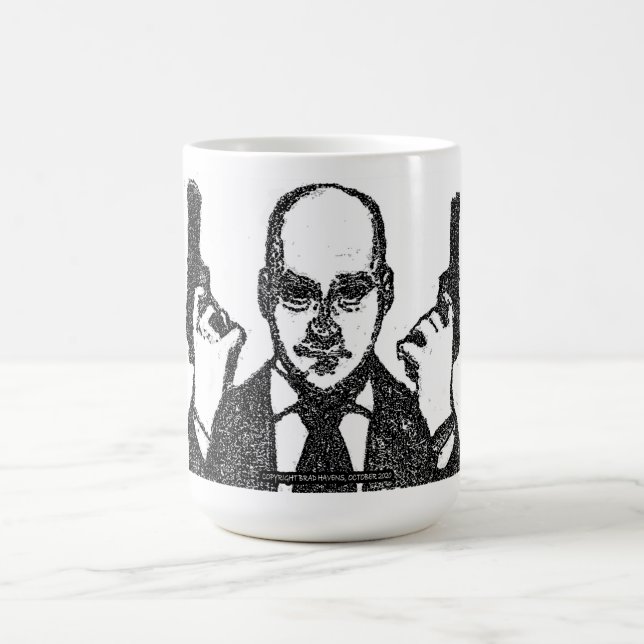 Hardcore Hijackers Werbegestaltung auf einem Kaffeetasse (Mittel)