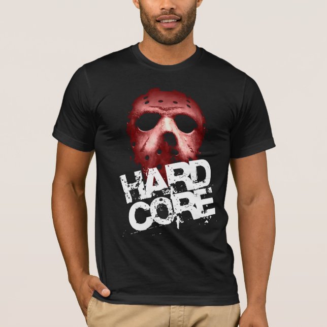 Hardcore-Hockey-Maske T-Shirt (Vorderseite)