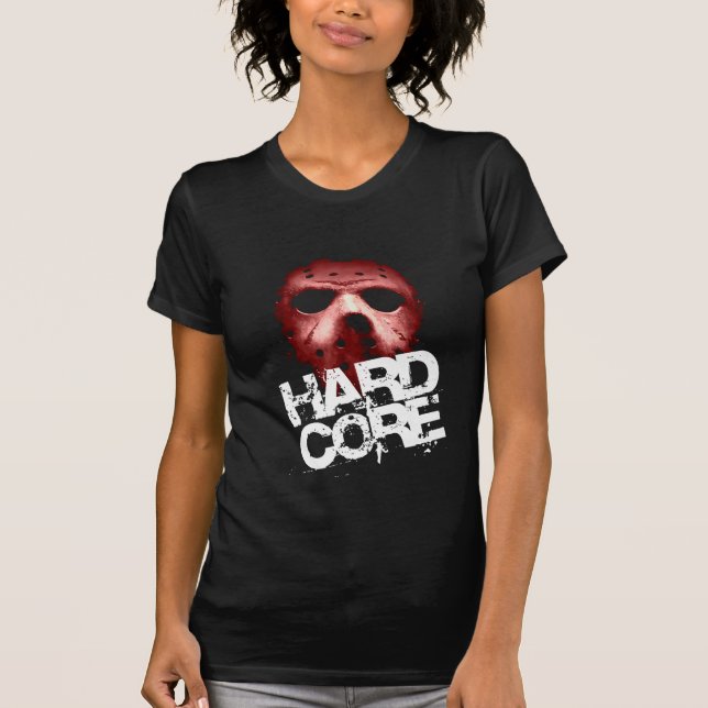 Hardcore-Hockey-Maske T-Shirt (Vorderseite)