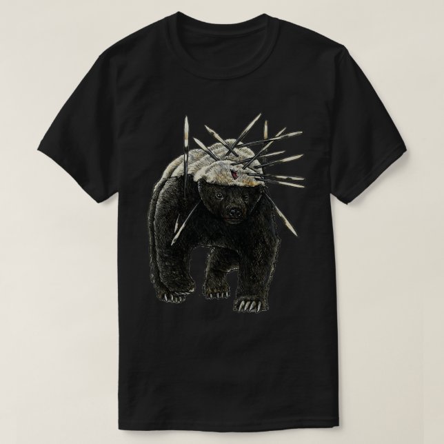 HARDCORE HONEY BADGER TShirt Classic TShirt (Design vorne)