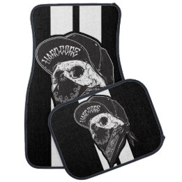 Hardcore Skull Tragen Bandana White Race Streifen Automatte
