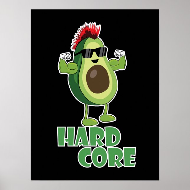 hardcore-Sonnenbrille Poster (Vorne)