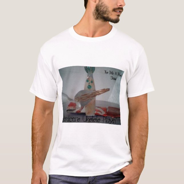 Hardcore Ukelele Playin'! T-Shirt (Vorderseite)