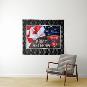 Hardcore Veteran 20. Ingenieur Brigade-Im Flugzeug Wandteppich