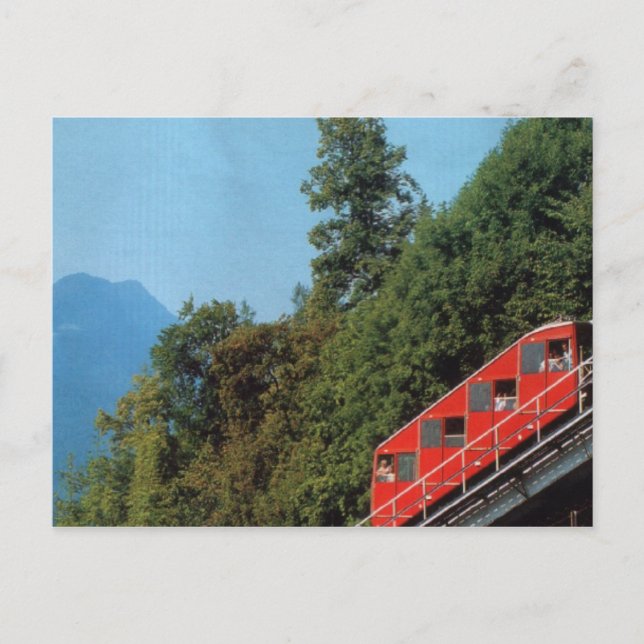 Harder Kulm Seilbahn, Interlaken 1 Postkarte (Vorderseite)