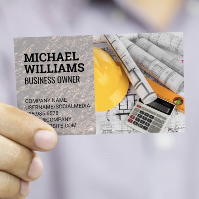 Hardhat Blueprints | Bauarchitektin Visitenkarte (Von Creator hochgeladen)