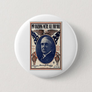Harding 1920 button