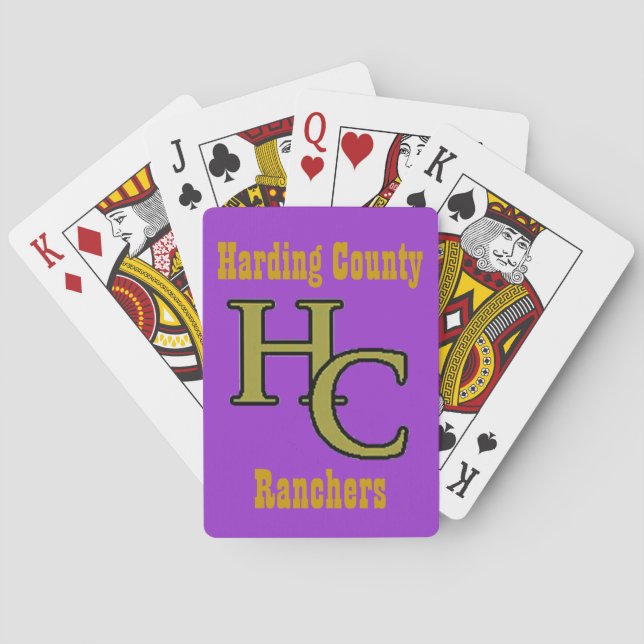 Harding County Viehzüchter Spielkarten (Rückseite)