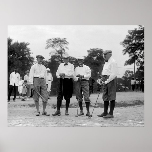 Harding Golf Foresome, 20er Poster (Vorne)