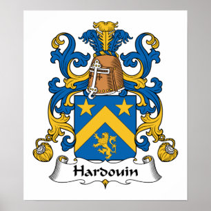 Hardouin Familienwappen Poster