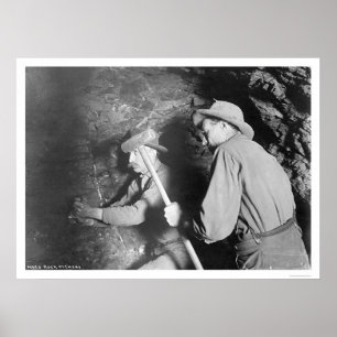 Hardrock-Bergmänner Alaska 1916 Poster