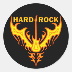 HARDROCK-FLÜGEL RUNDER AUFKLEBER