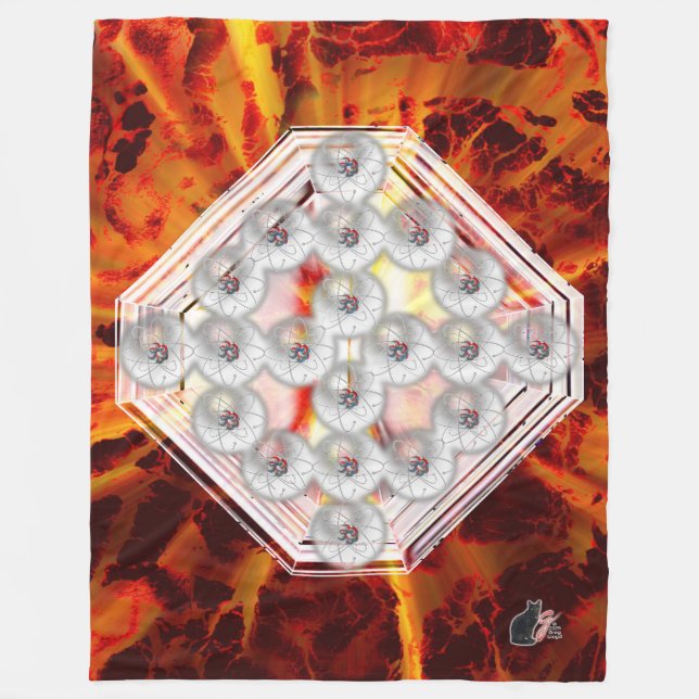 HardRock Vertikal Fleecedecke (Vorderseite)