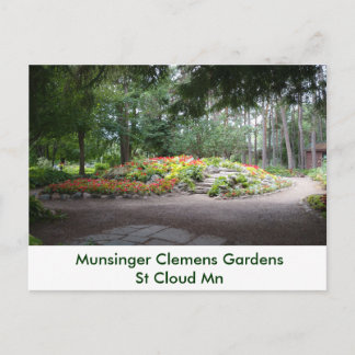Hardscape Munsinger Garden St Cloud MN Postkarte