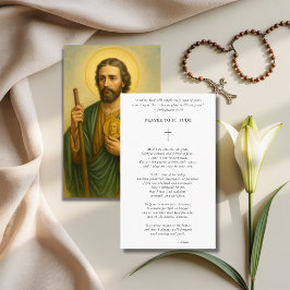 Hardship Aid Cross St. Jude Foto Gebetskarte Visitenkarte