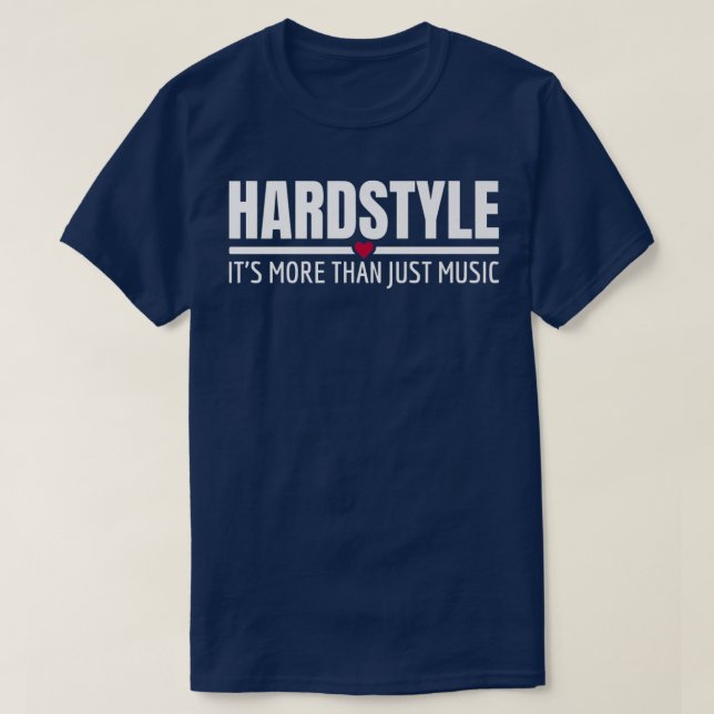 Hardstyle Es ist mehr als nur Music Rawstyle Rave T-Shirt (Design vorne)