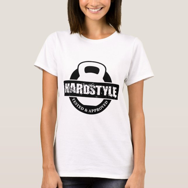 HARDSTYLE GEPRÜFT GENEHMIGT T-Shirt (Vorderseite)