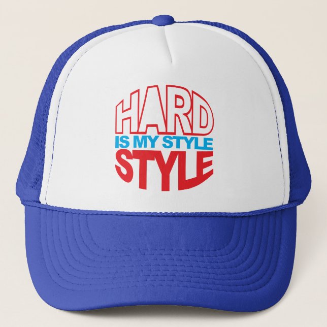 Hardstyle Kreis 2 Truckerkappe (Vorderseite)