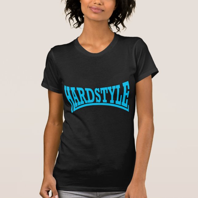 Hardstyle Logo-Blau T-Shirt (Vorderseite)