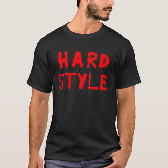 Hardstyle PLUR EDM Techno Festival T-Shirt (Vorderseite)