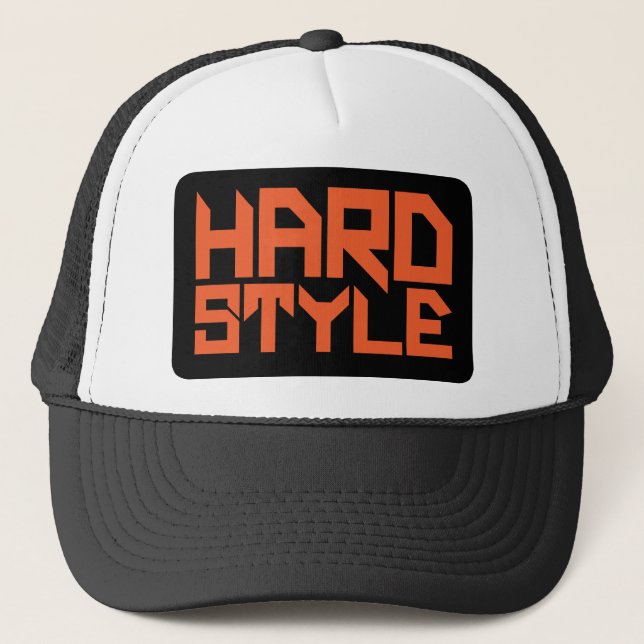 Hardstyle Quadrat Truckerkappe (Vorderseite)
