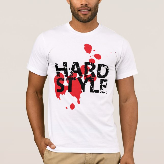 Hardstyle Spritzer-Rave T-Shirt (Vorderseite)