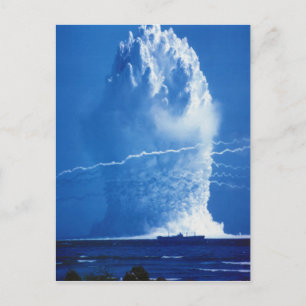 Hardtack Umbrella Nuklear Test 1958 Postkarte