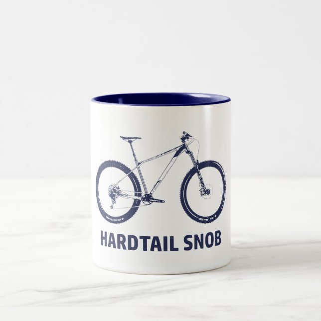 Hardtail Snob Zweifarbige Tasse (Mittel)