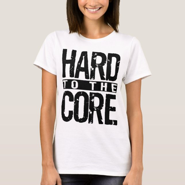 hardtothecore01-white T-Shirt (Vorderseite)