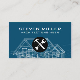 Hardware   Blue Print Schematics   Architekt Visitenkarte