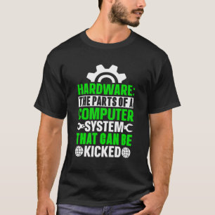 Hardware für die Teile eines Computersystems, die T-Shirt